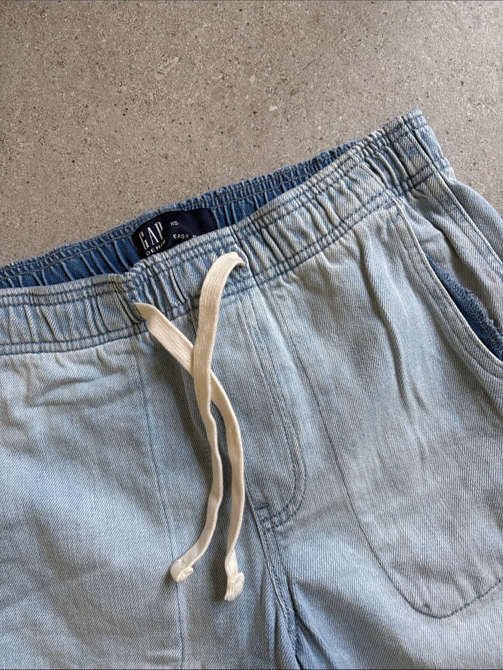 Gap Denim easy high rise ankle jeans